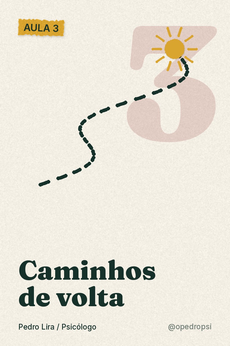 Aula 3 · Caminhos de volta