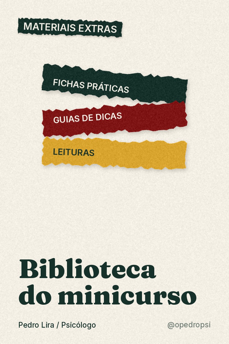 Biblioteca de materiais extras